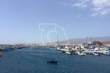 Procesión terrestre-marítimo de la Virgen del Carmen por la bahía de Melenara (Foto TA)